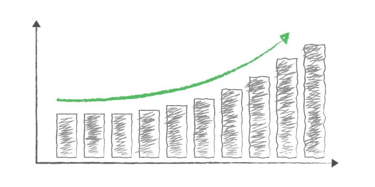 Royalty-Free-Stock-Image-Sales-Chart-White