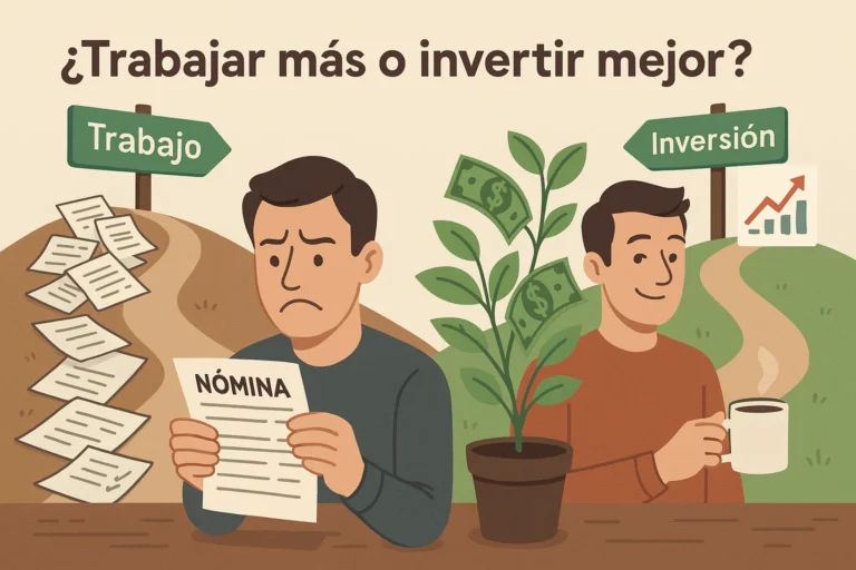 Trabajar más o invertir mejor